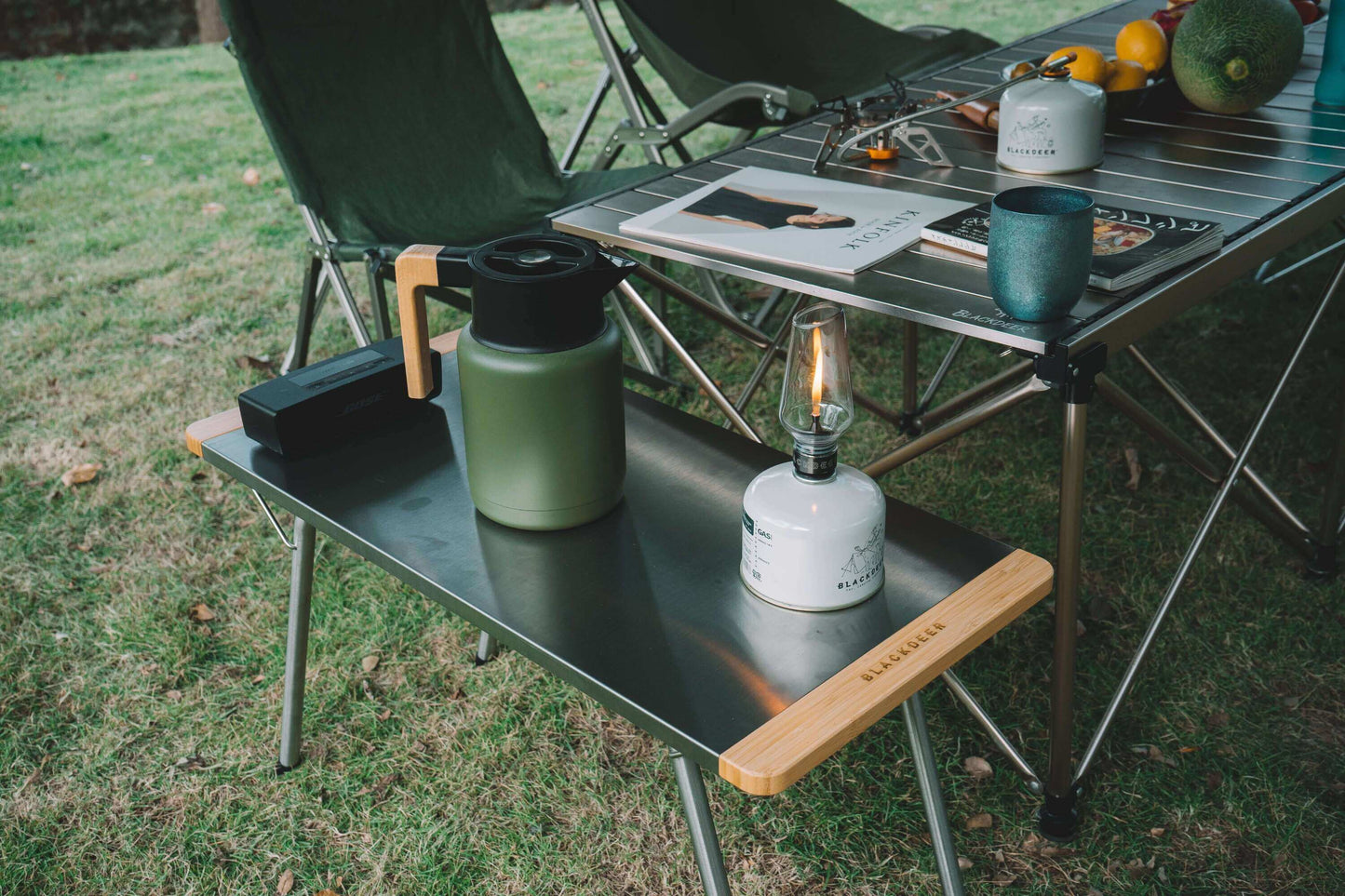 BLACKDEER Border Stainless steel sidetable
