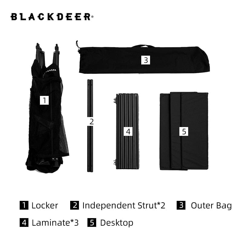 BLACKDEER Foldable Kitchen Storage