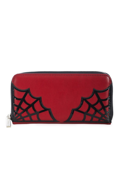 Blood Red Cobwebs Wallet