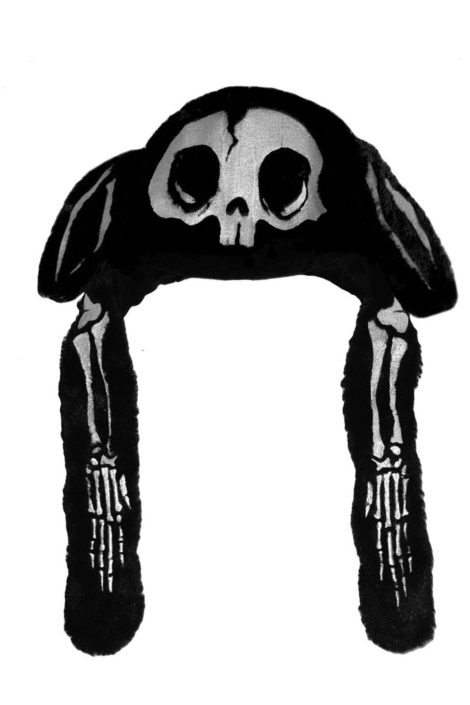 Bone Bunny Hat [BLACK]