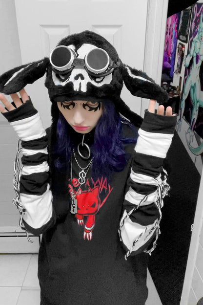 Bone Bunny Hat [BLACK]