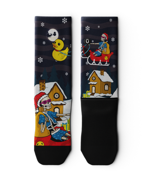 Bony Claus Athletic Crew Socks