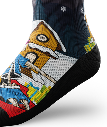 Bony Claus Athletic Crew Socks