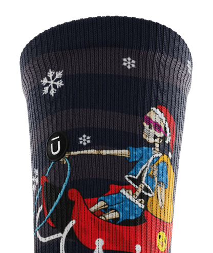 Bony Claus Athletic Crew Socks