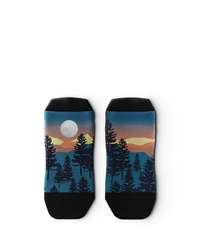 Bright Night Athletic Ankle Socks