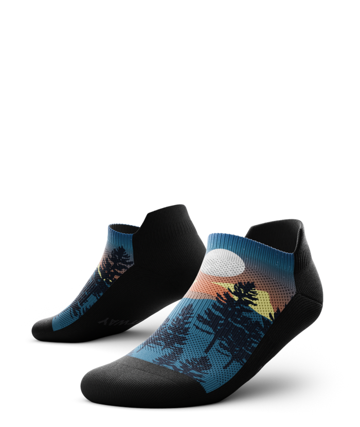 Bright Night Athletic Ankle Socks