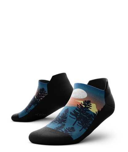 Bright Night Athletic Ankle Socks