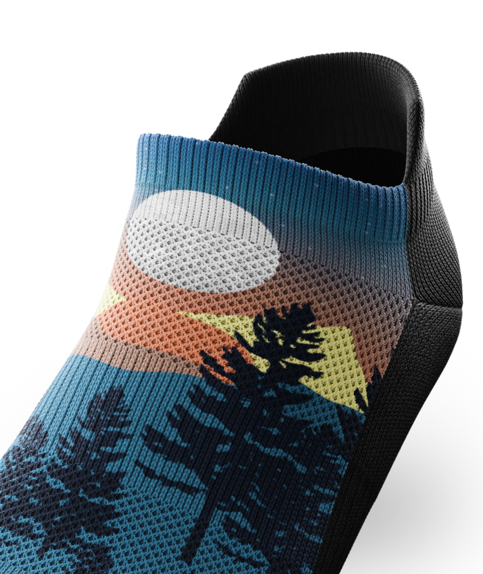Bright Night Athletic Ankle Socks