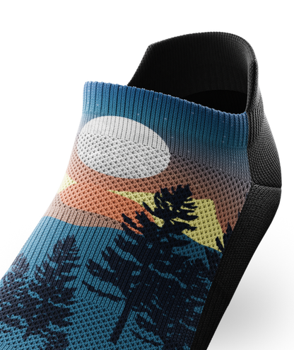 Bright Night Athletic Ankle Socks