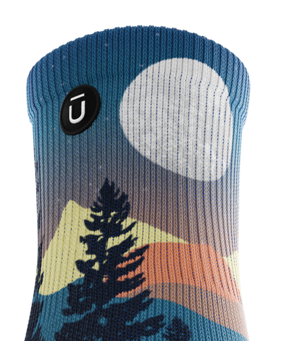 Bright Night Athletic Quarter Socks