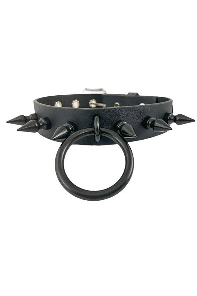 Buried in Black Bondage Collar