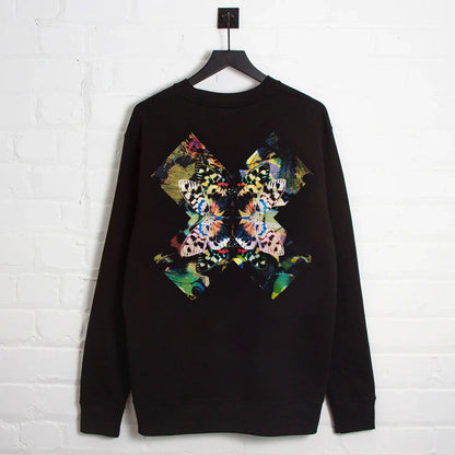 Butterfly X Imprint - Sweatshirt - Black