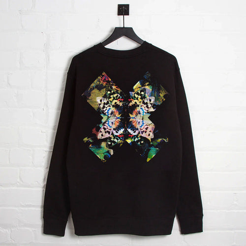 Butterfly X Imprint - Sweatshirt - Black
