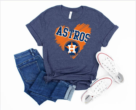 Astro Striped Heart