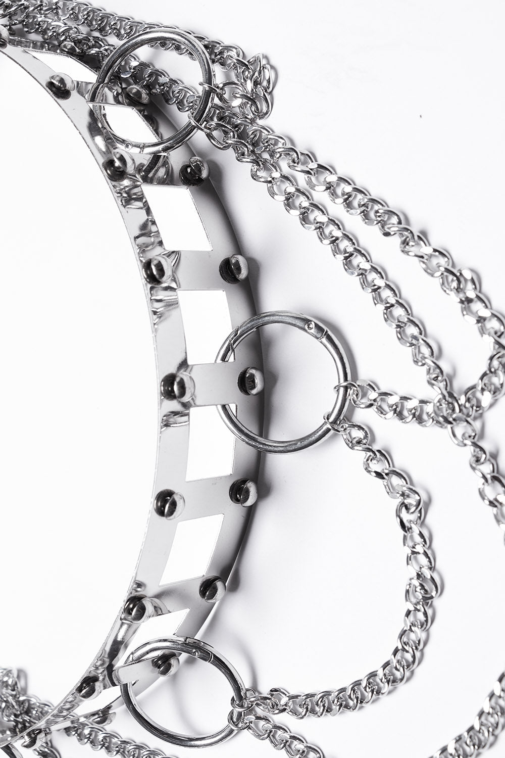 Caged Punk Chain Belt