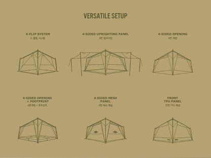 CARGO Square-X Tent