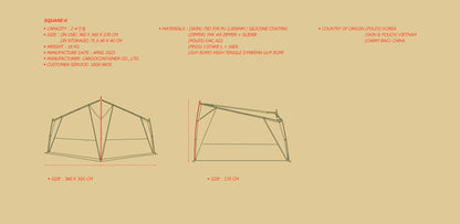 CARGO Square-X Tent Accessory