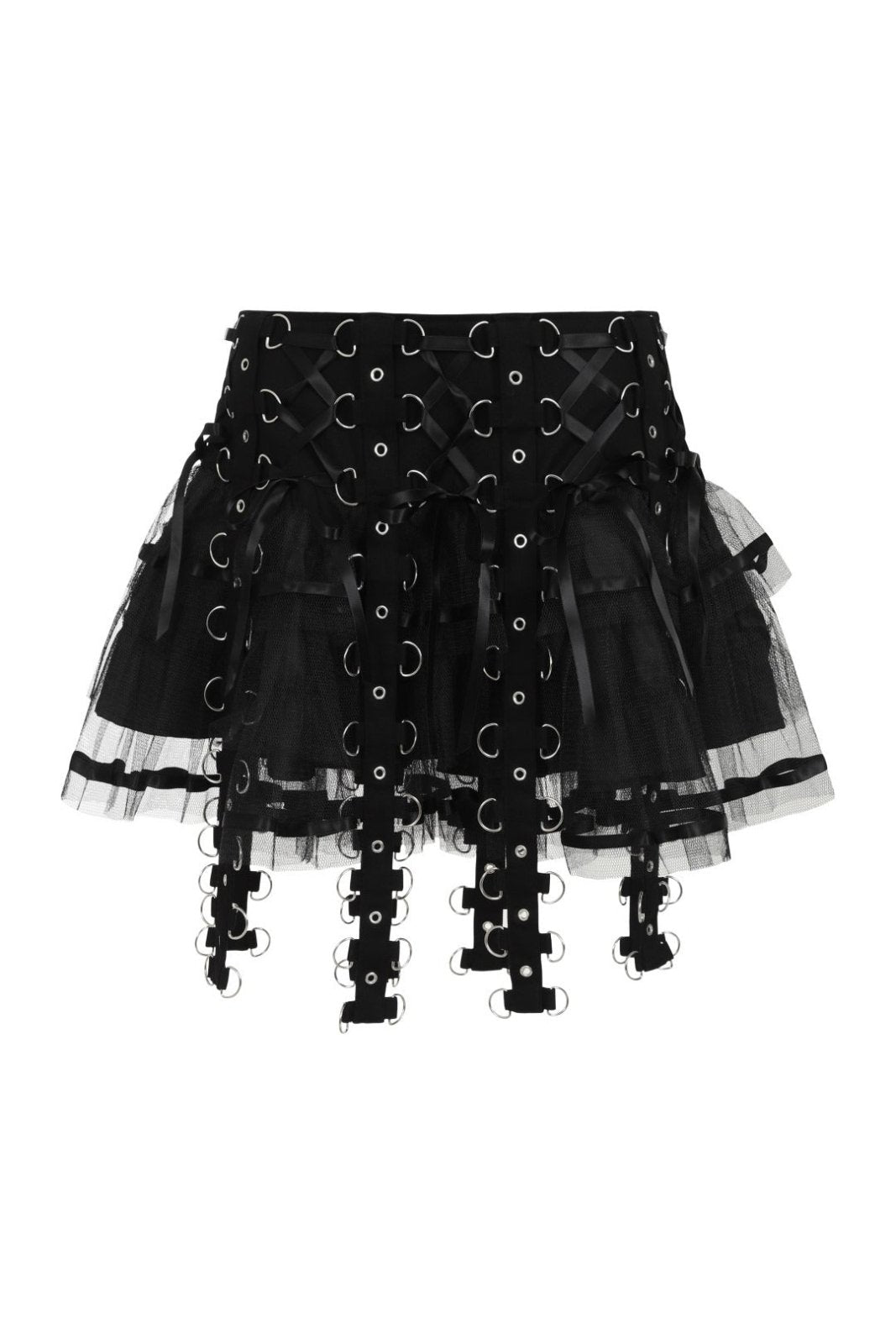 Chai Mini Skirt [BLACK/BLACK]