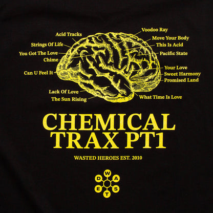 Chemical Trax PT1 Front Print - Tshirt - Black