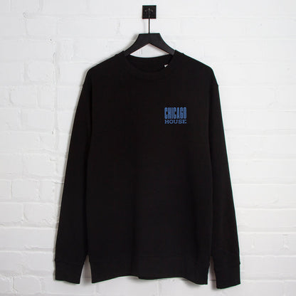 Chicago House Back Print - Sweatshirt - Black