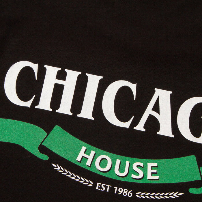 Chicago House Especial Front Print - Tshirt - Black