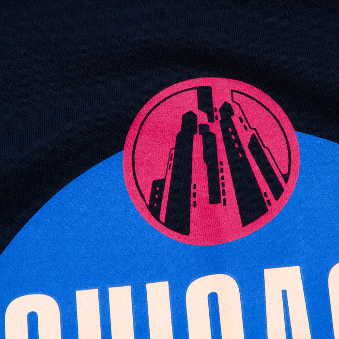 Chicago House Front Print - Tshirt - Black