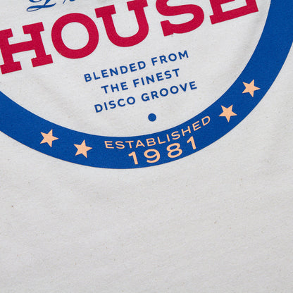 Chicago House Front Print - Tshirt - Natural