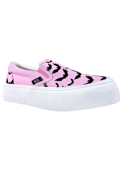 Chill Bat Platform Sneakers [PINK/BLACK]