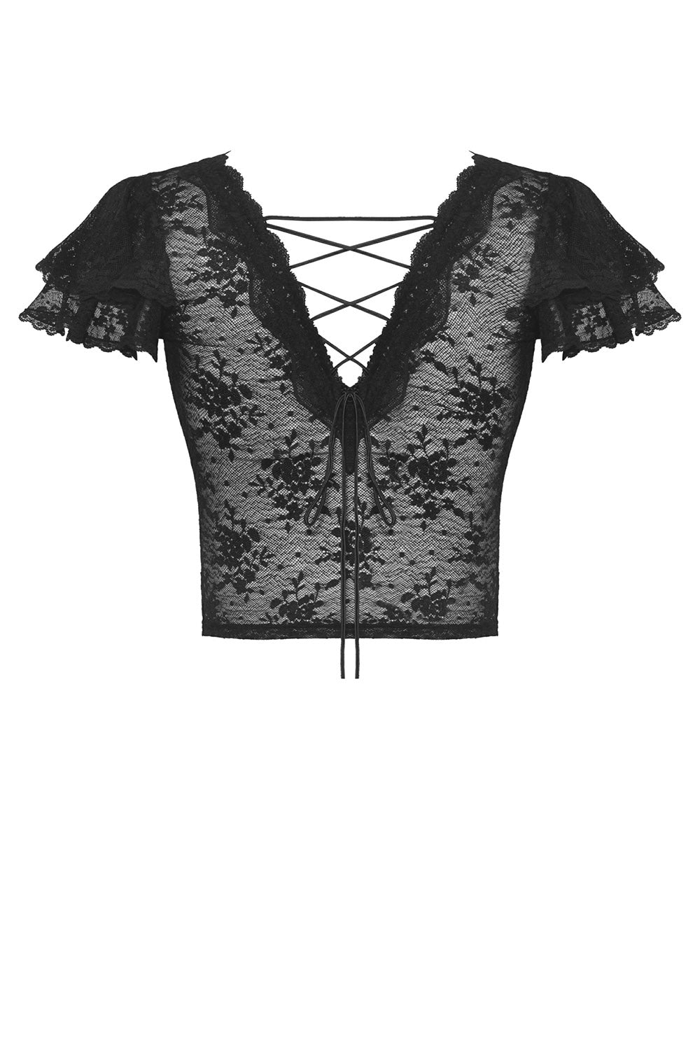 Cold Kiss Lace Crop Top