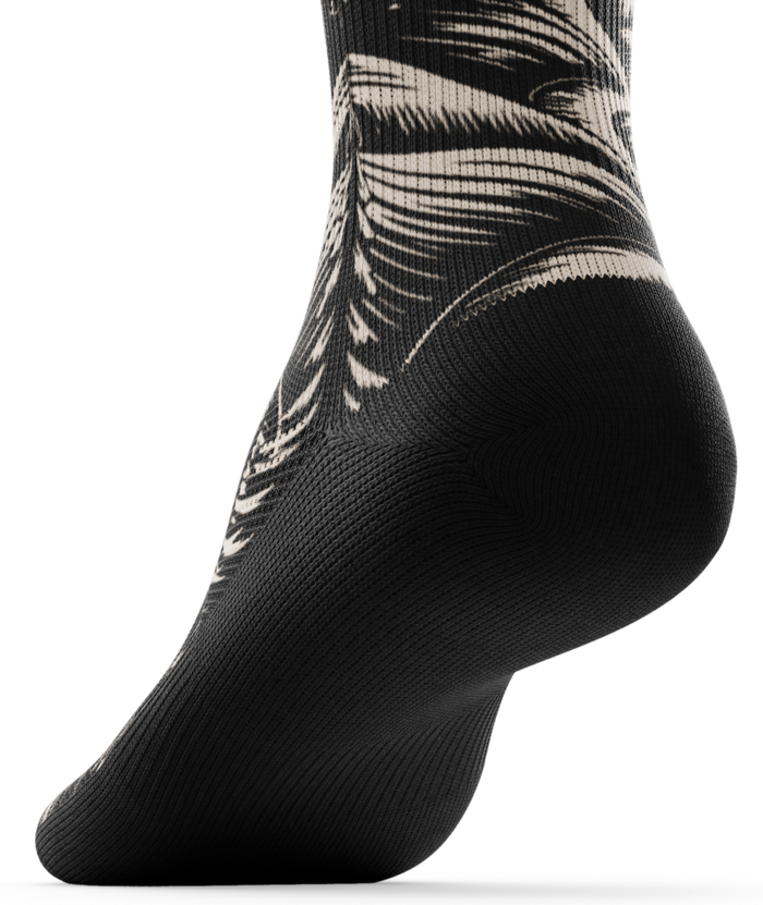 Contrast Valley Athletic Crew Socks