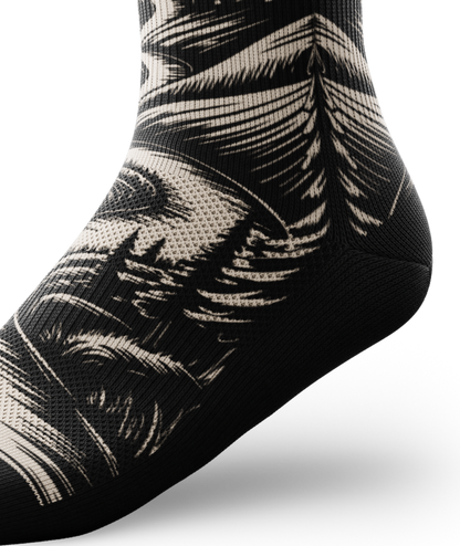 Contrast Valley Athletic Crew Socks