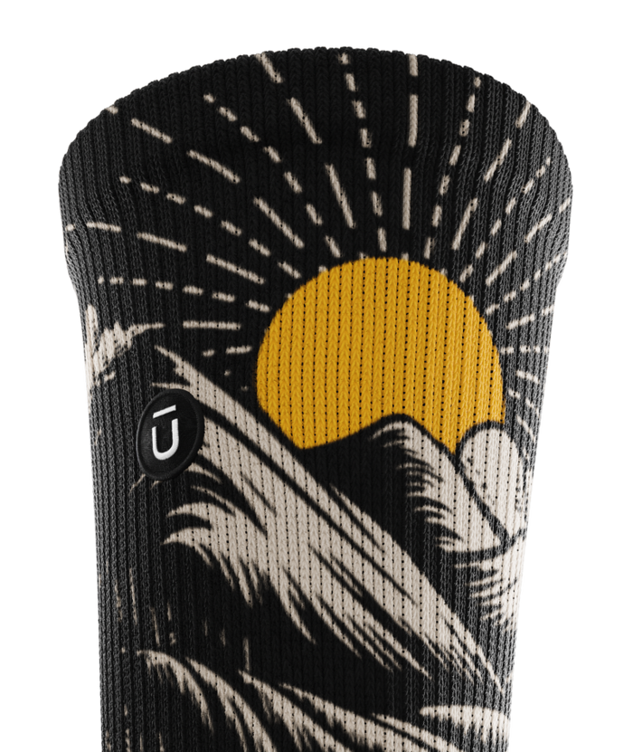 Contrast Valley Athletic Crew Socks