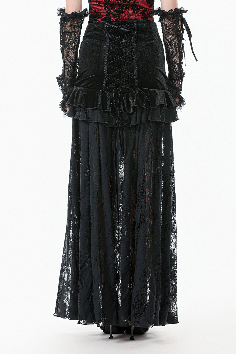 Château Noire Lace Maxi Skirt