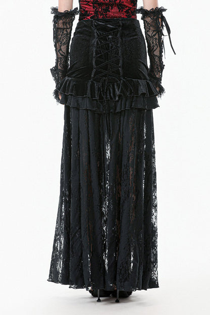 Château Noire Lace Maxi Skirt