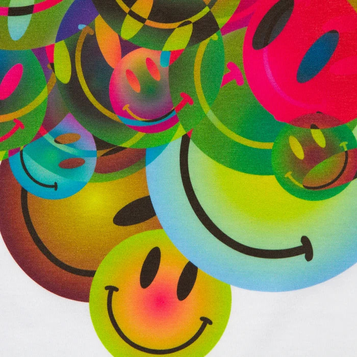 Crest All The Smileys - Tshirt - White