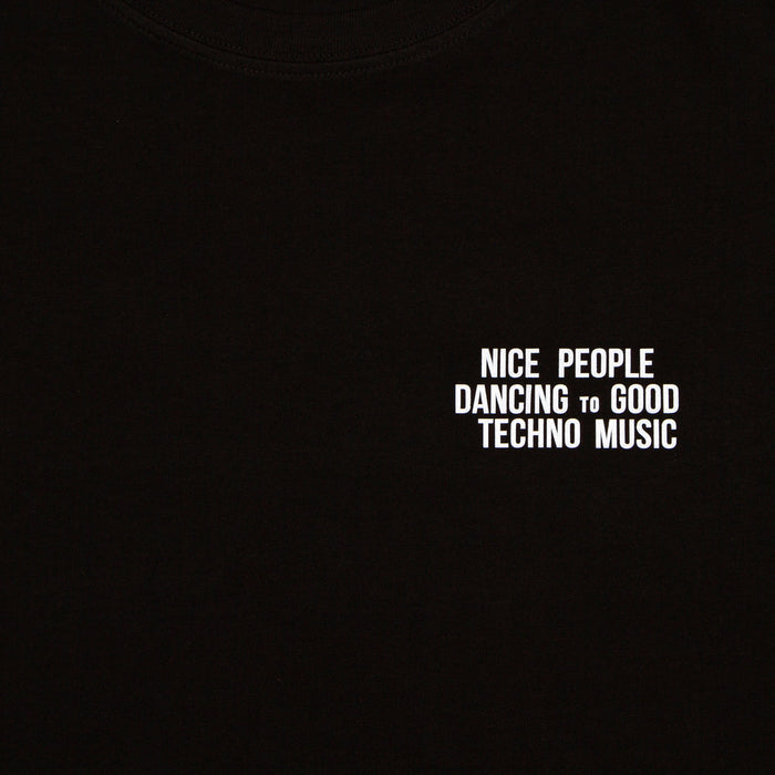 Crest Reflective Peoples Techno - Tshirt - Black