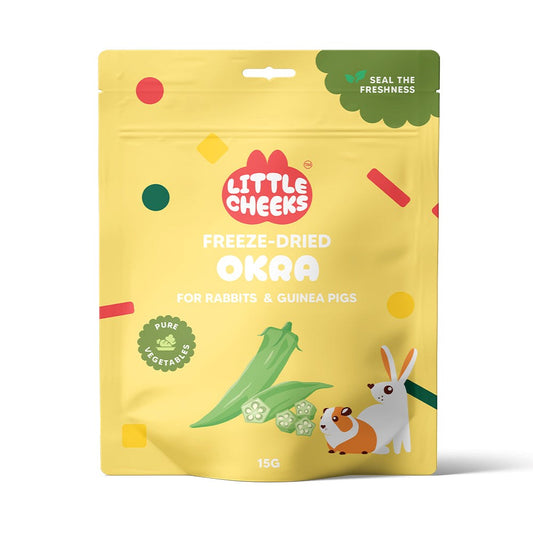 Little Cheeks - Freeze Dried Okra for Small Animal 15g