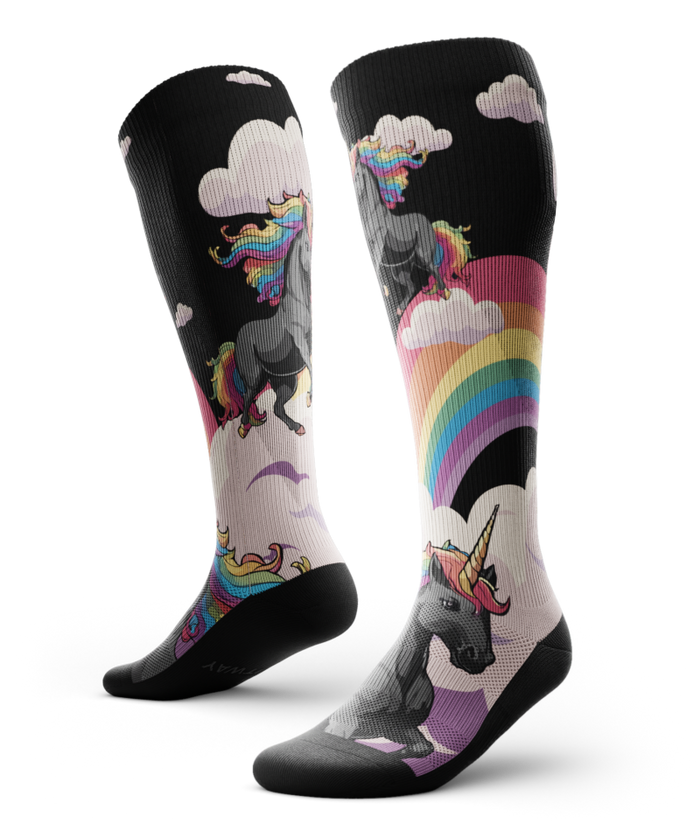 Dark Magic Athletic Knee High Compression Socks