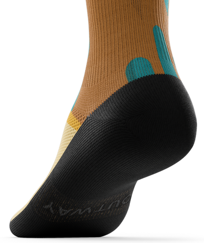Deserted Athletic Knee High Compression Socks