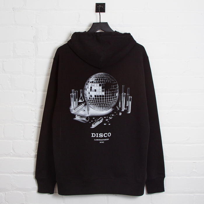 Disco Labs NYC Back Print - Pullover Hood - Black