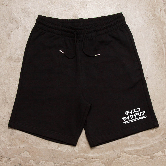 Disco Psychedelia - Heavyweight Jersey Shorts - Black