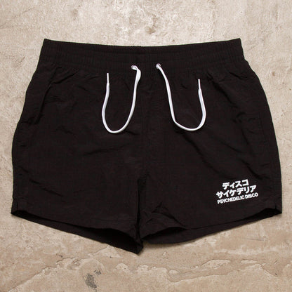 Disco Psychedelia - Swim Shorts - Black