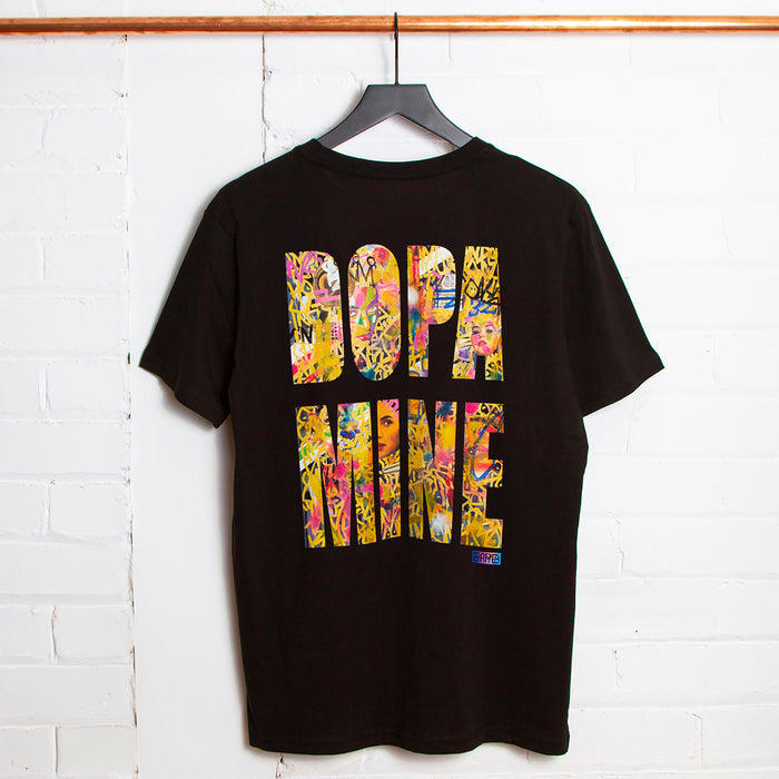 Dopamine Back Print - Tshirt - Black