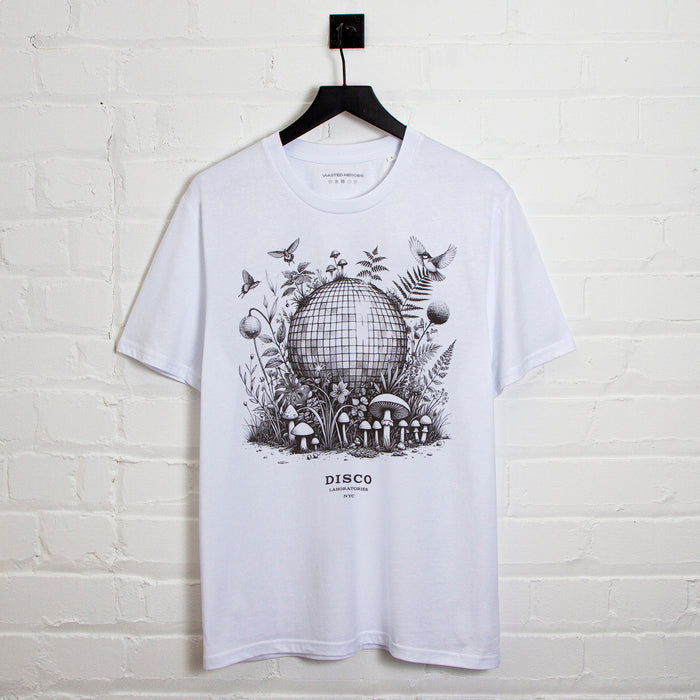 Ecology Disco Labs NYC Front Print - Tshirt - White