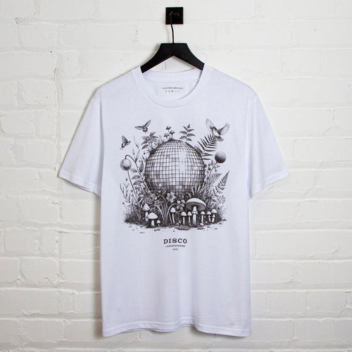 Ecology Disco Labs NYC Front Print - Tshirt - White
