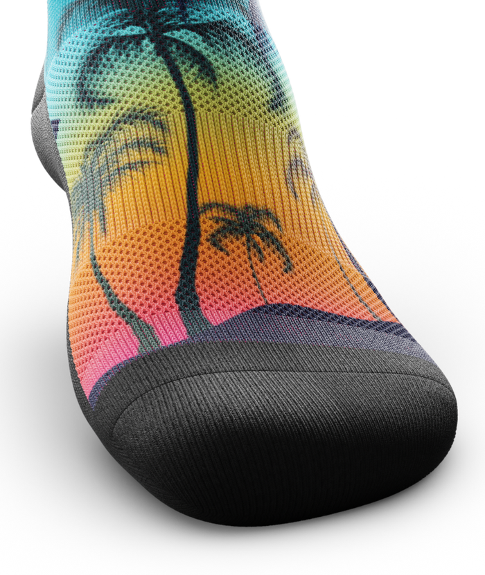Electric Tropics Athletic Crew Socks