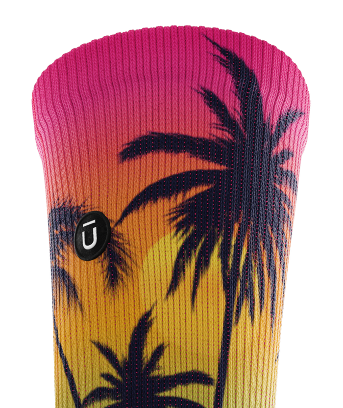 Electric Tropics Athletic Crew Socks