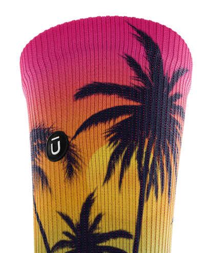 Electric Tropics Athletic Crew Socks