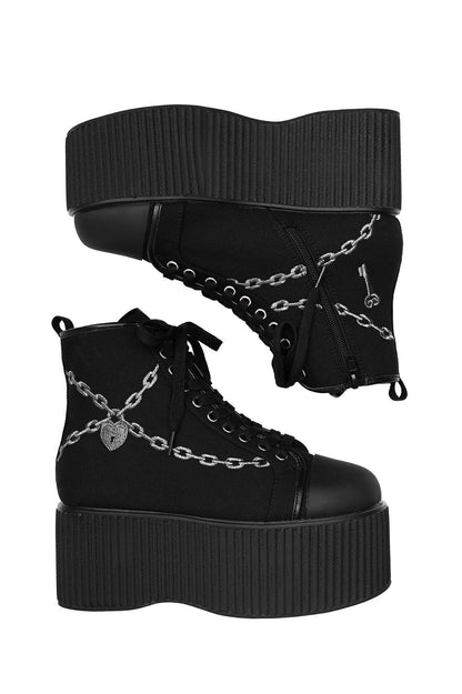 Chained Platform Sneakers