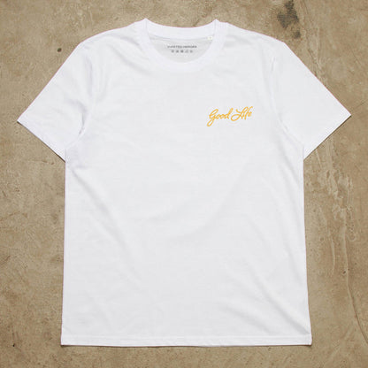 Es Vedrà Good Life Back - Tshirt - White